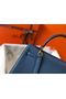 Hermes Kelly 25cm Retourne Bag In Agate Blue Clemence Leather Replica