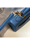 Hermes Kelly 25cm Retourne Bag In Agate Blue Clemence Leather Replica