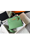 Hermes Kelly 25cm Sellier Bag In Vert Criquet Epsom Leather Replica