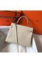 Hermes Kelly 28cm Bag In Beton Clemence Leather GHW Replica