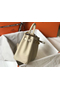 Hermes Kelly 28cm Bag In Beton Clemence Leather GHW Replica