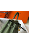 Hermes Kelly 28cm Bag In Canopee Clemence Leather GHW Replica