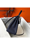 Hermes Kelly 28cm Bag In Dark Blue Clemence Leather PHW Replica