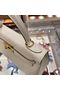 Hermes Kelly 28cm Shoulder Bags Epsom Leather KL28 creamy-white Gold hardware Replica
