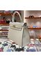 Hermes Kelly 28cm Shoulder Bags Epsom Leather KL28 creamy-white Gold hardware Replica