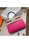 Hermes Kelly 28cm Shoulder Bags Epsom Leather KL28 Plum red&purple Replica