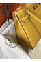 Hermes Kelly 32cm Bag In Yellow Epsom Leather GHW Replica