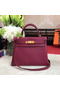 Hermes Kelly 32cm Shoulder Bag TOGO Leather KY32 Wine Replica