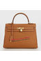 Hermes Kelly 32cm Shoulder Bag Wheat Original Leather K32 Gold Replica