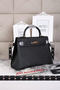 Hermes Kelly 32cm Shoulder Bags Grained Leather Black Replica