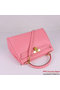 Hermes Kelly 32cm Shoulder Bags Pink Clemence Leather Gold Replica