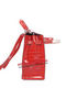 Hermes Kelly 32cm Shoulder Bags Red Iridescent Croco Leather Silver Replica