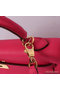 Hermes Kelly 32cm Handle Bag Plum Togo Leather Gold Replica