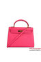 Hermes Kelly 32cm Handle Bag Plum Togo Leather Gold Replica