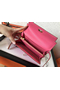 Hermes Kelly Classic Long Wallet In Pink Epsom Leather Replica
