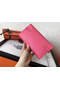 Hermes Kelly Classic Long Wallet In Pink Epsom Leather Replica