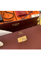 Hermes Kelly Classique To Go Wallet In Bordeaux Epsom Calfskin Replica