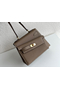 Hermes Kelly En Desordre 20 Handmade Bag In Taupe Epsom Calfskin Replica