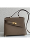 Hermes Kelly En Desordre 20 Handmade Bag In Taupe Epsom Calfskin Replica