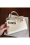 Hermes Kelly Mini II Handmade Bag In Beton Epsom Leather Replica