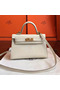 Hermes Kelly Mini II Handmade Bag In Beton Epsom Leather Replica