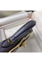 Hermes Kelly Mini II Handmade Bag In Gris Agate Ostrich Leather Replica