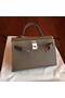 Hermes Kelly Mini II Handmade Bag In Taupe Epsom Leather Replica