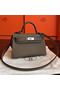 Hermes Kelly Mini II Handmade Bag In Taupe Epsom Leather Replica