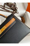 Hermes Kelly Mini II Sellier Bicolor Handmade Bag in Black and Gold Epsom Calfskin Replica
