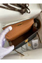 Hermes Kelly Mini II Sellier Bicolor Handmade Bag in Black and Gold Epsom Calfskin Replica