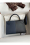 Hermes Kelly Mini II Sellier Tri-color Bag In Black/Blue Indigo/Red Calfskin Replica