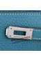 Hermes Kelly Original Leather Bi-Fold Wallet A708 Light Blue Replica