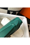 Hermes Kelly Pochette Bag In Vert Veronese Epsom Leather Replica