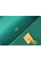 Hermes Kelly Pochette Bag In Vert Veronese Epsom Leather Replica