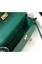 Hermes Kelly Pochette Bag In Vert Veronese Epsom Leather Replica