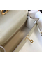 Hermes Kelly Pochette Bag In White Epsom Leather Replica