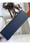 Hermes Kelly Pochette Handmade Bag In Blue Saphir Epsom Calfskin Replica