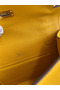 Hermes Kelly Pochette Handmade Bag In Jaune Ambre Epsom Calfskin Replica