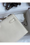 Hermes Kelly Pochette Handmade Bag In Nata Swift Calfskin Replica