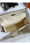 Hermes Kelly Pochette Handmade Bag In Nata Swift Calfskin Replica