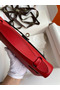 Hermes Kelly Pochette Handmade Bag In Red Epsom Calfskin Replica