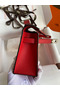 Hermes Kelly Pochette Handmade Bag In Red Epsom Calfskin Replica