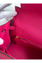Hermes Kelly Retourne 25 Handmade Bag In Framboise Clemence Leather Replica