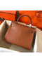 Hermes Kelly Retourne 28 Handmade Bag In Gold Swift Calfskin Replica