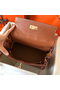 Hermes Kelly Retourne 28 Handmade Bag In Gold Swift Calfskin Replica