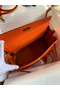 Hermes Kelly Retourne 32 Handmade Bag In Orange Clemence Leather Replica