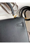 Hermes Kelly Sellier 25 Handmade Bag In Black Mysore Goatskin Replica