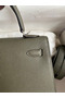 Hermes Kelly Sellier 25 Handmade Bag In Vert De Gris Epsom Calfskin Replica