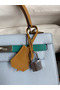 Hermes Kelly Sellier 25 Tricolor Bag in Blue/Green/SesameEpsom Calfskin Replica