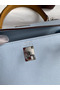 Hermes Kelly Sellier 25 Tricolor Bag in Blue/Green/SesameEpsom Calfskin Replica